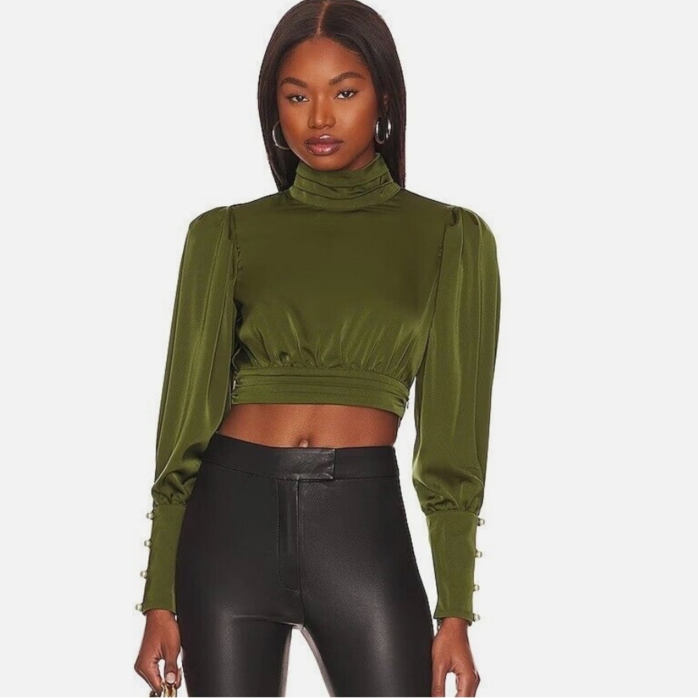 Olive Green
Revolve x Camila Coelho crop top